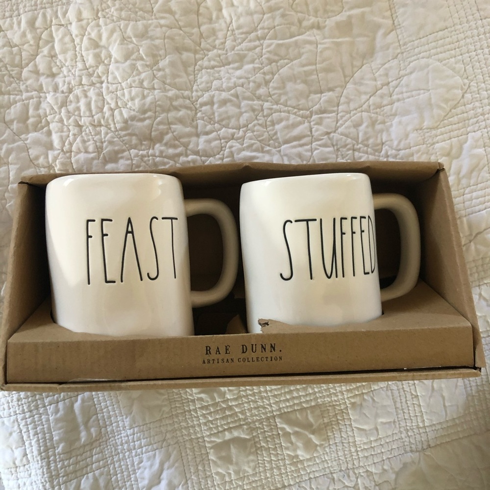 4 Rae Dunn Artisan Collection Mugs - Picture 3 of 7